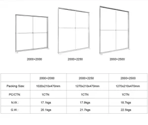 SEG Light Box Portable Light Box Trade Show Display