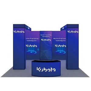 10×20 Aluminum Frameless SEG Portable LED Backlit Light Box Advertising Trade Show Booth