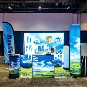 10×20 ft Modular LED Backlit SEG Graphic Trade Show Expo Light Box Exhibition Booth for Exhibits Events