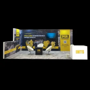 10×20 ft Trade Show Booth Design LED Light Box Backdrop Backlit Wall Expo Booth Modular Exhibition Stand