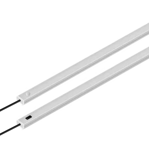 110V 220V Motion Sensor Powered LED Strip Light with Aluminum Profile Rigid Bar 2835 LED Strip for Shelf Showcase Cabinet