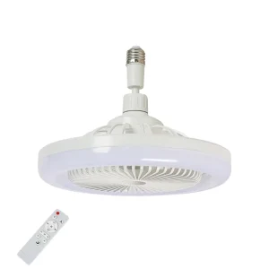 110v LED Ceiling Lamp with Fans AC Motor Low Noise and Remote Control for Modern Home