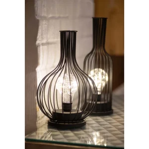 11In 10L Home Decoration Ornaments Antique Table Bedside Lamp Lights Living Room Iron Light Table