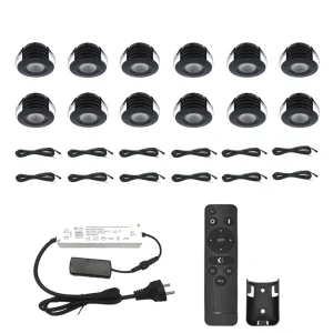 12*3 Dimbaar Inbouwspots Showcase Cabinet Ambient Light LED Spotlight for Outdoor Veranda Verlichting Overkapping