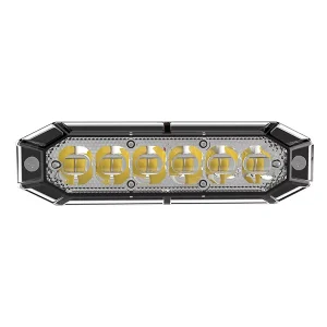 12 LED Emergency Strobe Lights Kit Surface Flush Mount Side Marker Grill Grille Warning Light Head