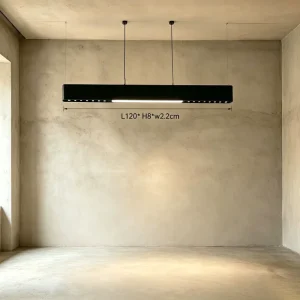 1200*22*80mm 32W LED Linear Light Spot Flood Lighting Combined Full Aluminum Contemporary Suspended Office Linear Lamp 3 Year
