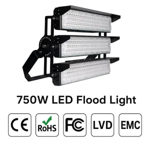 120000lm 750W Luminaire Architectural Agricultural Reflectores 240V Led Module Flood Lights for Parking Lot Shootong Outside