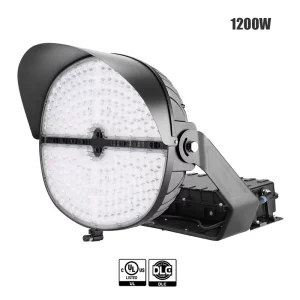 1200W 500W LED Stadium Fixture 120~480V IP65 Outdoor Commercial Sport Led Flood Lighting 4Hx4V Trunnion LED Sports Light