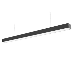 1200mm Switchable Dimmable LED Linear Lamp 30K 40K 50K Hanging Office Shop Light Fixture Suspended LED Lights for Home Office
