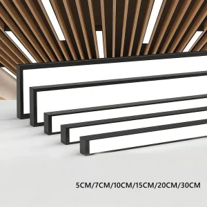 120CM 40W Modern Linear LED Pendant Light Ceiling Mounted Suspension Office Corridor Kitchen Island Strip Lighting