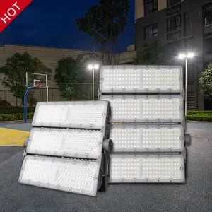 120lm w Waterproof 600W 800W 1000W 2000W MEANWELL Driver Aluminum Outdoor Assembled Detachable Factory Stadium Led Flood Lights