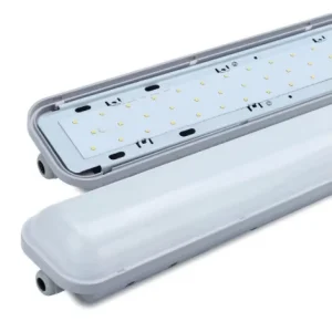 120mm 40W 6000lm Waterproof Shop IP65 Industrial Tri Proof Linear Led Vapor Tight Light Fixture With 5 Years Warranty