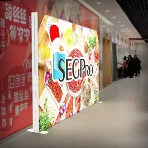 120mm Heavy Duty Double Sided Fabric Light Box for Retail Shop Advertising