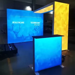 120mm Profile Light Box Auto Show Booth Premium Fabric Light Box