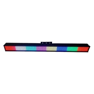 1296 LED RGBW Long Strobe Wall Wash Light Bar DMX512 Pixel Controlled 7000Lm High Lumen LED Stage Background Wash Lighting