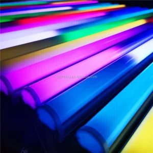 12V 24V 60 LEDs/m 10/20 Pixel RGB DMX LED Tube Outdoor Long Strip Lamp LED Linear Light for Building