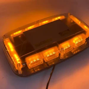 12V Amber LED Emergency Warning Light Bar Surface Mount Strobe Light for Trucks Utility Vehicles