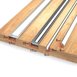 12V LED Cabinet Light Induction Light Bar Embedded in Slotted Wardrobe Wine Cabinet Shoe Cabinet Display Floor Light