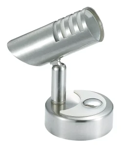 12V LED Reading Wall Light Metal Adjustable Spotlight with Touch Switch for RV Caravan Boat Cabin