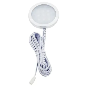 12V RGB Aluminium LED Under Cabinet Light with Remote Control Modern Kitchen Slim Puck Lamps for Shelves