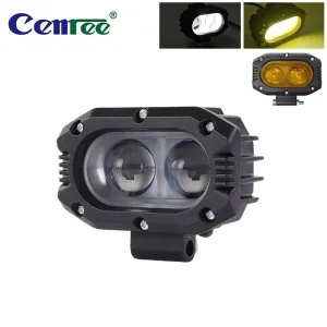12V Universal Fitment Car LED Spotlights Headlights Fog Lamp Double Eye Vehicle Lights