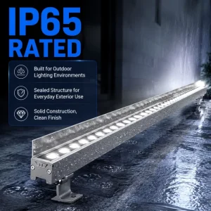 12W 15W LED Linear Wall Washer Light IP66 Waterproof RGB Facade Lighting Fixture for Municipal Urban Lighting Projects