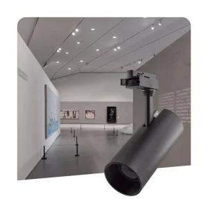 12W 20W 30W 40W Magnetic Commercial Adjustable 360 Degree LED COB Track Light with Aluminum Construction
