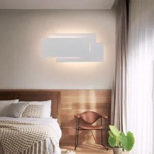 12W LED Wall Lamp Modern Bedroom Lighting Aluminum Construction Black White High CRI 90 Indoor Home Hotel Use
