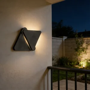12W Modern Triangle LED Wall Lamps AC85 265V Aluminum Body PC Shade Decorative Wall Mounting Interior Home Office Hotel