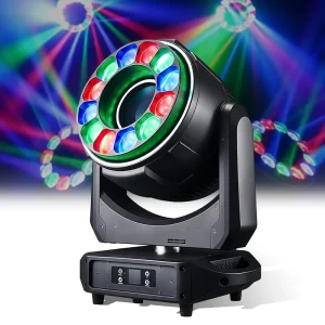 12x60W Bee Eye Moving Head Dual System DMX512 IP20 Aluminum LED Stage Lights for Concert Event Touring Wedding Party Rental OEM