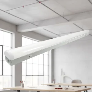130lm/W LED Linear Strip Light 20W 40W 60W 80W Slim LED Linear Batten Light Ceiling Surface Mounted LED Lighting for Workshop
