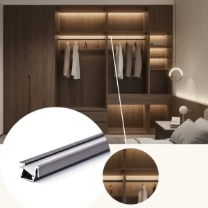 13mm Recessed LED Aluminum Profile Channel for Cabinet Shelf Furniture LED Strip Lighting YB1011-31