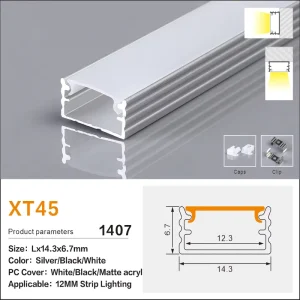 14*7 Minimalist Linear Lighting Customizable Heat-Dissipating Aluminum Profile Linear Led Light