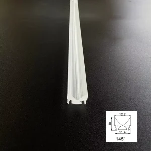 145 Degree Extra Wide Beam Linear Light Lens Diffuser Polycarbonate Optical Cover for Recessed LED Profile