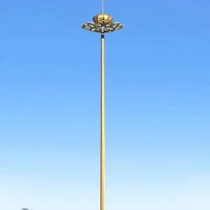 15 45 Meter Outdoor High Mast Light Pole LED Flood Light for Airport Parking Lot Highway Service Area City Square