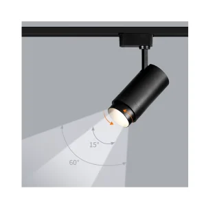 15-60 Degree Modern Dimmable Adjustable Track Spotlight Zoomable 15W/20W/30W LED Track Light