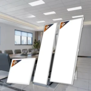 15-72W Power Selectable 2×4 Square Lamp 60×60 120×30 120×60 CCT Flat Commercial Slim Recess Ceiling LED Panel Lights