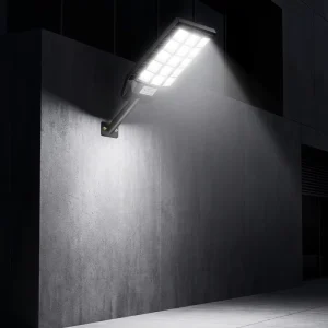 15 Lens Integrated Solar Street Light Commercial Grade Parking Lot Security High Capacity 15 Cup Optical Sentry Unit Lamps