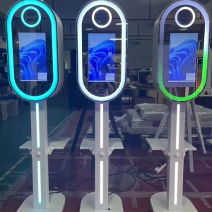 15.6 Inch HD Touch Screen Selfie Photo Booth Machine Digital DSLR Photobooth for Party Wedding Business Rental Use