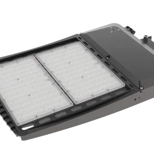 150 200W Switchable Parking Lot Light Street Light with Photocell Sensor commercial Adjustable Slip Fitter Mount Shoebox Light