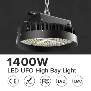 1500W 3000K 2200K Explosion Proof Dustproof Anti Glare IP65 Industrial LED High Bay Lights for Warehouse Workshop Indoor