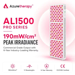 1500W Red Light Therapy Panel 190mW/cm² High Irradiance Full Body LED Device 510K CE