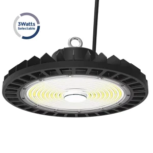 150W 240W Power Selectable 4000K 5000K Aluminum IP65 LED High Bay Light For Warehouse Car Wash Garage