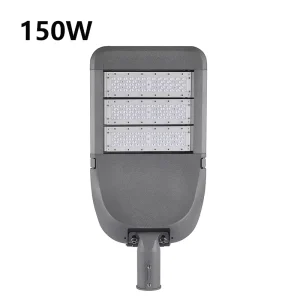150W AC 220V IP65 Aluminum Alloy LED Street Light with 3 Year Warranty Dimmable & High CRI 70 3000 6500K 50000 Hours Lifespan