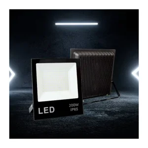 150W LED Floodlight High-Power Ultra-Bright Spotlight for Outdoor Waterproof Construction Sites Factory Lighting IP66 Rating