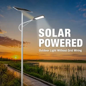 150W Monocrystalline Panel 120AH Battery Split Solar Outdoor LED Street Luminaire 200W for Commercial Avenue
