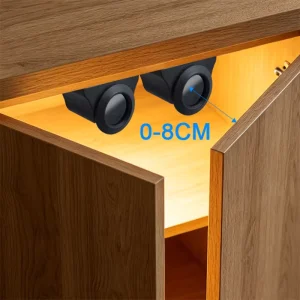1512 Centralized Control 5V12V24V36V Double Door Motion Dual Door Sensor Switch for Closet Wardrobe Cabinet Light