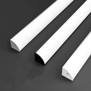 16*16mm 45 Degree Corner LED Channels for Indoor Lighting Extrusion Aluminum Profile LED Strip Channel