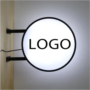 16 Inch Double Sided Outdoor Illuminated LED Light Box Sign for Advertising Billboard with Dual Sided Illumination
