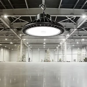 160lm/W UFO LED High Bay Light IP65 Waterproof Industrial LED Lighting 100-277Vac Highbay